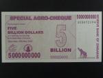 ZIMBABWE, 5.000.000.000 Dollars 2008, BNB. B152a, Pi. 61