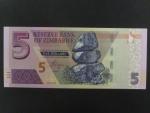 ZIMBABWE, 5 Dollars 2019, BNB. B193a