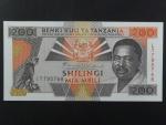 TANZANIE, 200 Schillingi 1993, BNB. B124a, Pi. 25