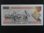 TANZANIE, 200 Schillingi 1993, BNB. B124a, Pi. 25