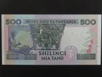 TANZANIE, 500 Schillingi 1997, BNB. B129a, Pi. 30