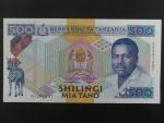 TANZANIE, 500 Schillingi 1992, BNB. B120a, Pi. 21