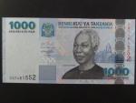 TANZANIE, 1000 Schillings 2006 klopa zleva, BNB. B135b, Pi. 36