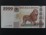 TANZANIE, 2000 Schillings 2009, BNB. B136b, Pi. 37