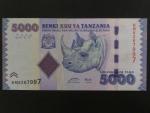TANZANIE, 5000 Schillings 2011, BNB. B142a, Pi. 43