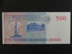 SUDAN, 500 Sudanese pounds 1998, BNP. B343b, Pi. 58
