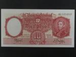 ARGENTINA, 10 Pesos 1960, BNB. B323i, Pi. 270