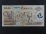 ZAMBIE, 500 Kwacha 2003, BNP. B145b, Pi. 43