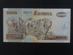 ZAMBIE, 500 Kwacha 1992, BNB. B140a, Pi. 39