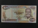 ZAMBIE, 500 Kwacha 1991, BNB. B136a, Pi. 35