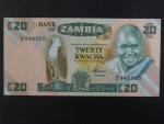 ZAMBIE, 20 Kwacha 1980, BNP. B128e, Pi. 27