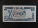 ZAMBIE, 10 Kwacha 1989, BNB. B132a, Pi. 31, varianta podpisu