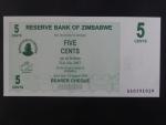 ZIMBABWE, 5 Cents 2006, BNP. B125a, Pi. 34