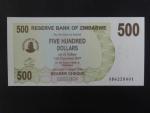 ZIMBABWE, 500 Dollars 2006, BNB. B134a, Pi. 43