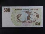 ZIMBABWE, 500 Dollars 2006, BNB. B134a, Pi. 43