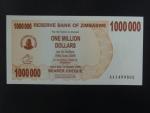 ZIMBABWE, 1.000.000 Dollars 2008, BNB. B144a, Pi. 53