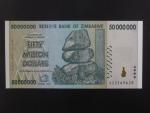 ZIMBABWE, 50 mil Dollars 2008, BNB. B170b, Pi. 79