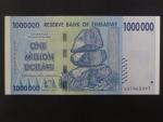 ZIMBABWE, 1 mil Dollars 2008, BNB. B168a, Pi. 77