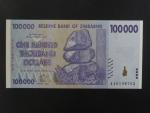 ZIMBABWE, 100 000 Dollars 2008, BNB. B166a, Pi. 75