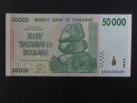 ZIMBABWE, 50.000 Dollars 2008, BNP. B165a, Pi. 74
