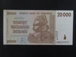 ZIMBABWE, 20000 Dollars 2008, BNB. B164a, Pi. 73