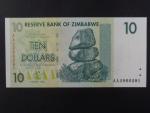 ZIMBABWE, 10 Dollars 2007, BNP. B158a, Pi. 67