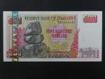 ZIMBABWE, 500 Dollars 2003, BNP. B110a, Pi. 10