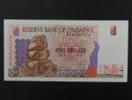 ZIMBABWE, 5 Dollars 1997, BNB. B105a, Pi. 5