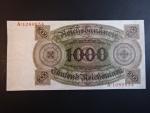 Německo, 1000 RM 1924 série A, podtiskové písmeno R, Ba. D9