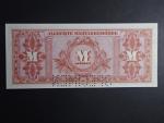 Německo, Allierte 20 Mark 1944 USA číslovač 8 míst, perf. SPECIMEN, Ba. AM5b, vzácná varianta