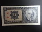 20 Kč 1926 série Mf, perf. SPECIMEN z líce
