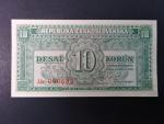 10 Kčs 4.4.1950 série Jb, perf. 3md do obloučku