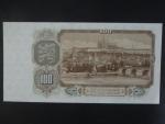 100 Kčs 1953 série HV, tiskárna STC Praha, perf. 3md do obloučku