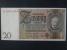 ZAHRANIČNÍ BANKOVKY PLATNÉ NA ČS ÚZEMÍ (1938-1945) - Německo, 20 RM 1929 série Z, mírové vydání, podtiskové písmeno B, Ba. D3b