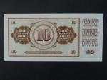 10 Dinara 1968 - velký 6-ti místný číslovač, BNB. B409a, Pi. 82