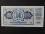 50 Dinara 1968 - velký 7-mi místný číslovač,, BNB. B411c, Pi. 83