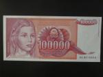 100000 Dinara 1989, BNB. B428a, Pi. 97