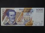 EKVÁDOR, 5000 Sucres 1993, Pi. 128a