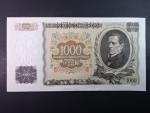 1000 Kč 1934 série P, 1x perf. SPECIMEN
