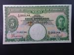 MALAJSKO, 5 Dollars 1941, BNB. B113a, Pi.12