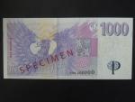 1000 Kč 2023 série R 00 000000 anulát s přetiskem SPECIMEN