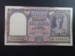 INDIE, 10 Rupees 1944, BNB. B208a, Pi. 24