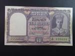 INDIE, 10 Rupees 1944, BNP. B208a, Pi. 24