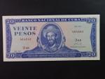 KUBA, 20 Pesos 1971, BNP. B827a, Pi. 105