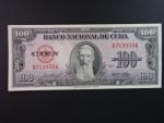 KUBA, 100 Pesos 1954, BNB. B806b, Pi. 82