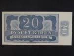 20 Kčs 25.2.1953 série A 01 000000 novotisk vydaný STC ve spolupráci s ČNB, papír s vodoznakem, kvalitní tisk, dárkový obal