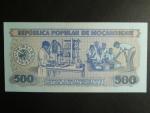 MOZAMBIK, 500 Meticais 1989, BNB. B216c, Pi. 131