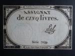 5 Livres 1793 podpis Sal, BNB. B713, Pi. A76