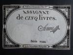 5 Livres 1793 podpis Semen, BNB. B713, Pi. A76