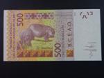 ZÁPADNÍ AFRIKA, TOGO, 500 Francs 2013 T, BNB. B120Tb, Pi. 819Tb